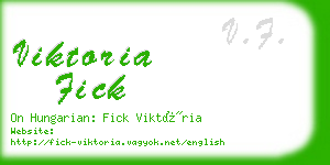 viktoria fick business card